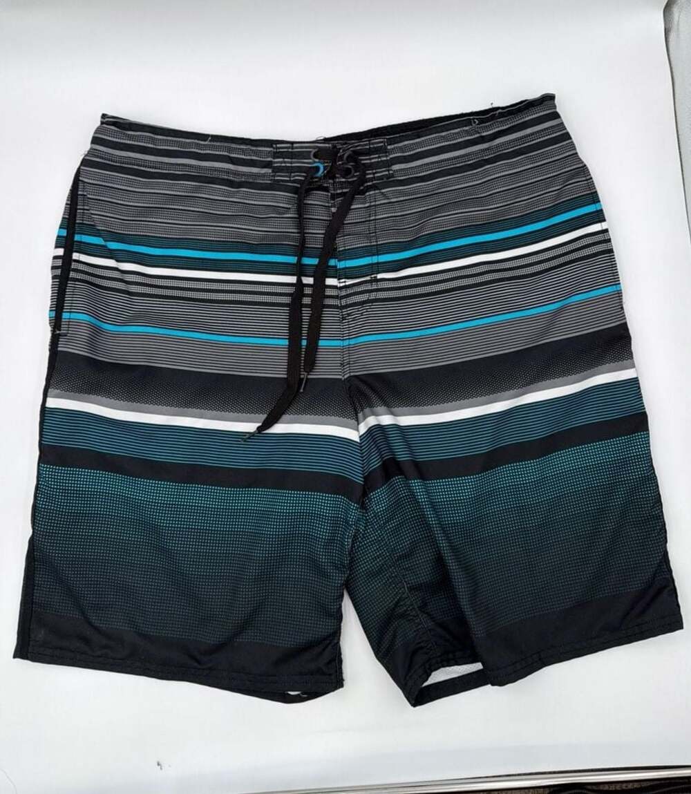 OP Ocean Pacific Men's Striped Board Shorts Size L (36-38)